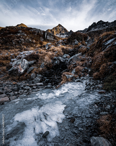 Wallpaper Mural stream in the mountains Torontodigital.ca