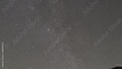 秋の夜空タイムラプス