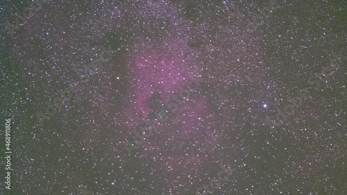 秋の夜空タイムラプス