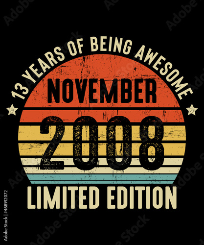 November 2008 - 13th Birthday Gifts