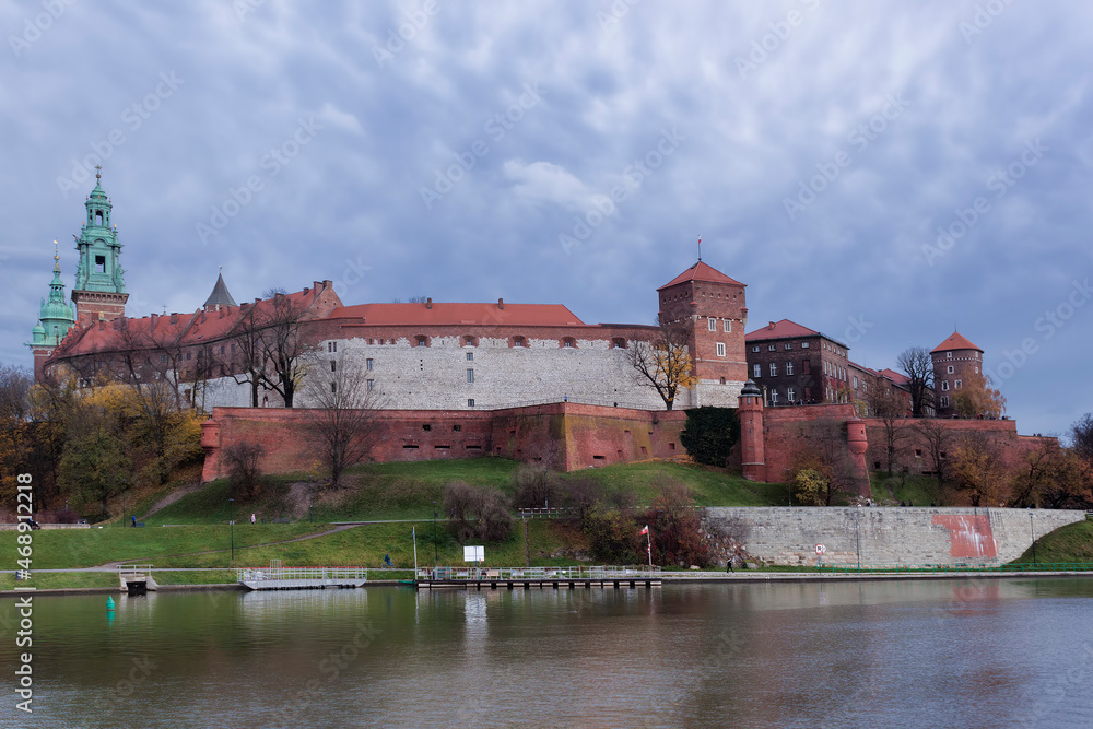 Krakow Wawel Castle in early November Krakow Wawel Castle in early November