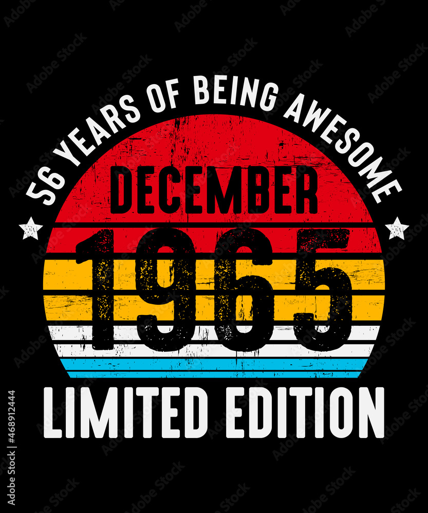 December 1965 - 56th Birthday Gifts