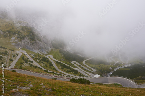 Westrampe des Stilfser Jochs mit der Braulioschlucht photo