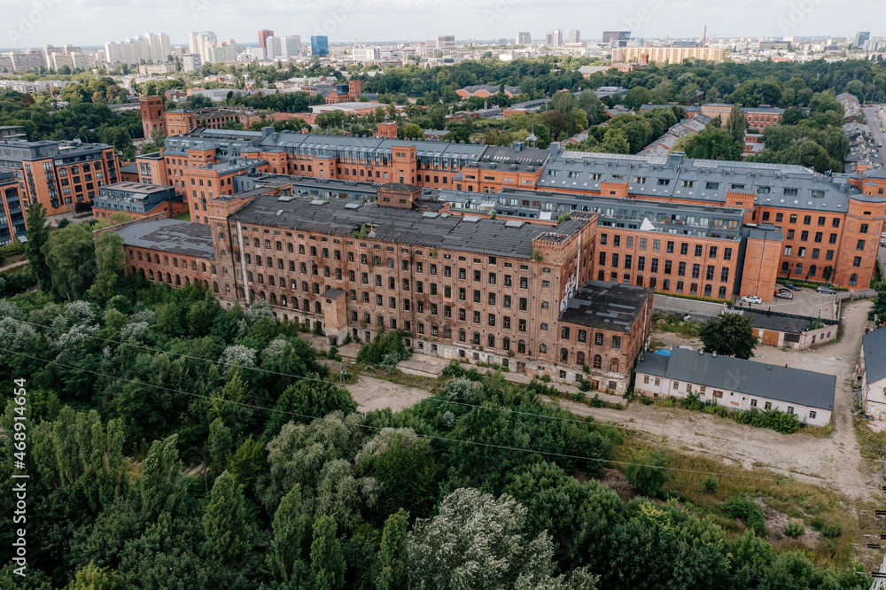 Fabrykancka Łódź w czasie rewitalizacji