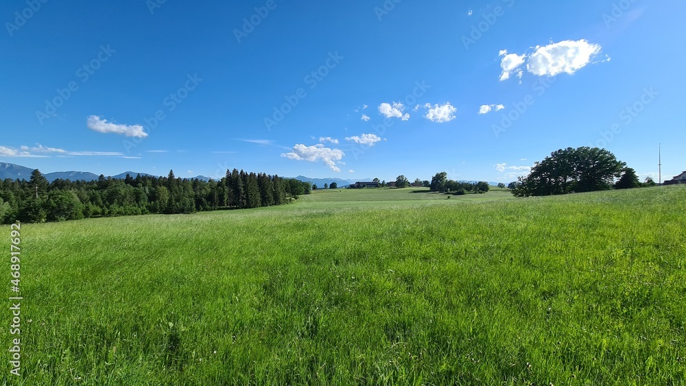 Landscape near Penzberg in Germany