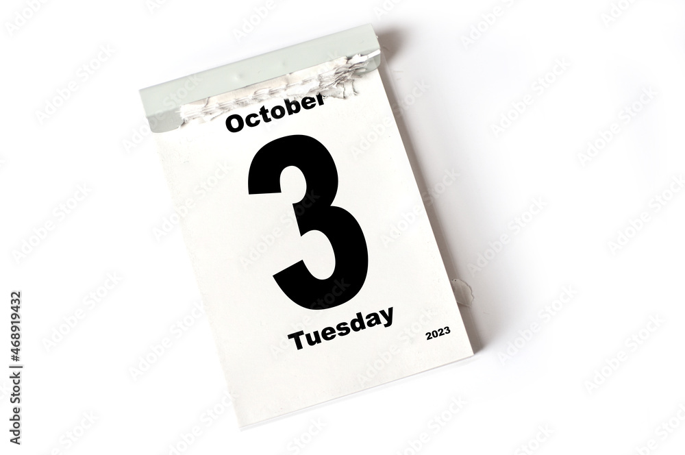 3 October 2023 3 October 2023