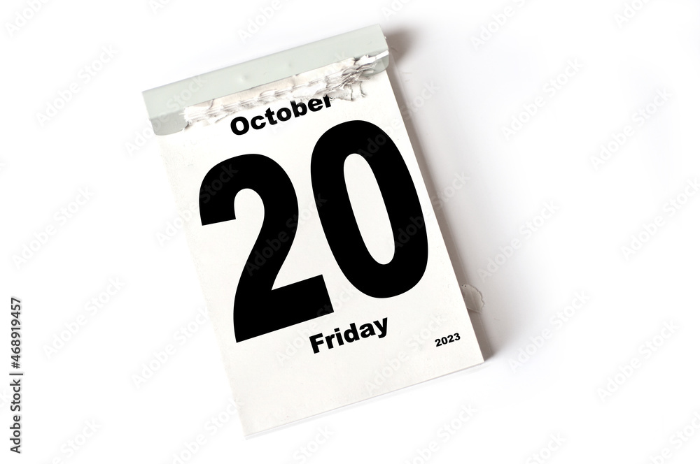 20 October 2023 20 October 2023