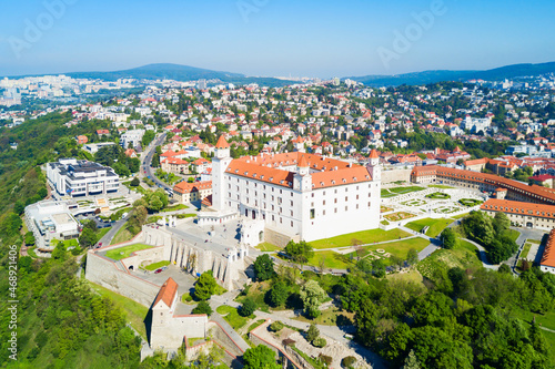 Canvas Print Bratislava aerial panoramic view