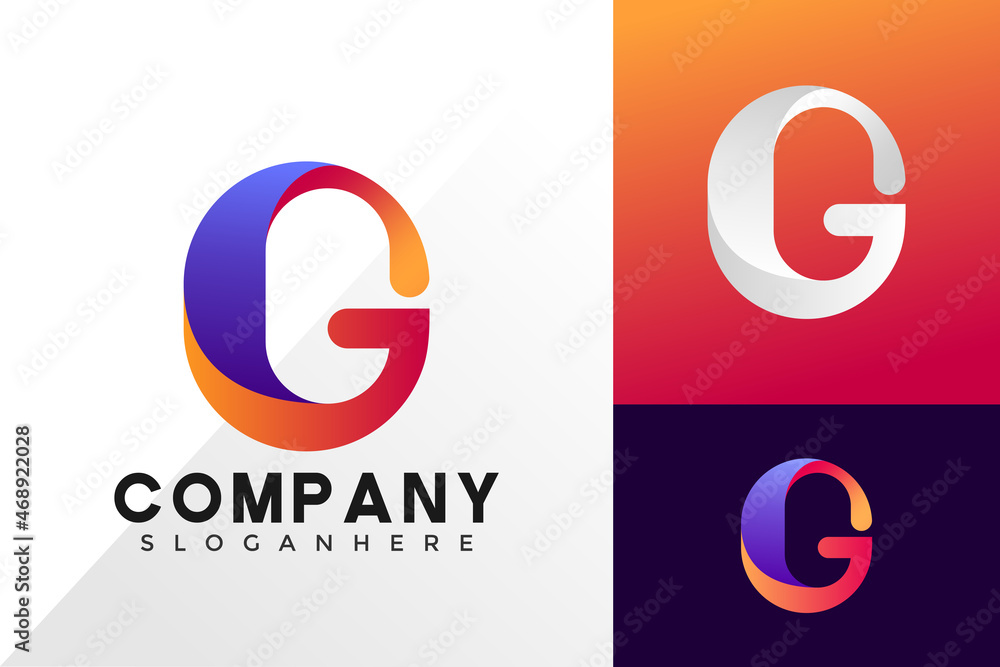 Letter G Colorful Business Logo design inspiration Letter G Colorful Business Logo design inspiration