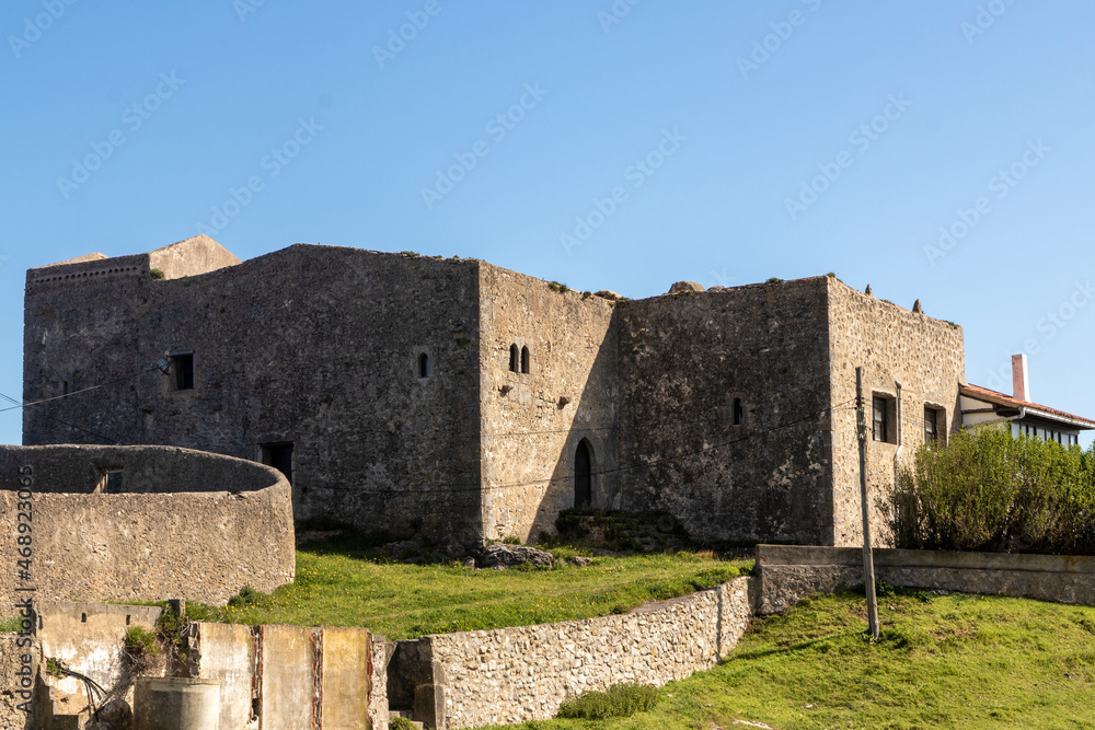 castle in the town of Lekeitio in northern Spain