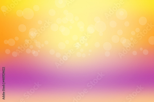 Sparkling colorful gradient background blur, soft focus white glow bokeh background. Spot focus, blurry light