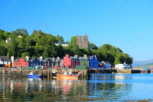 Tobermory on the island of Mull photo