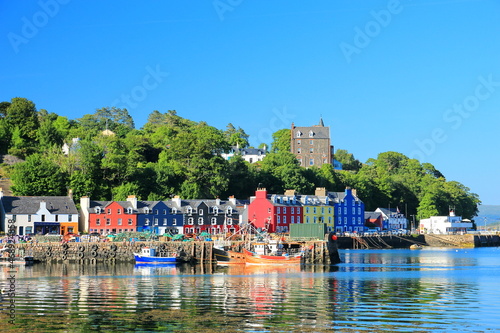 Tobermory on the island of Mull photo