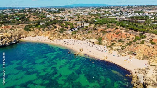 Wallpaper Mural Aerial view of Praia dos Paradinha beach, Albufeira, Algarve, Portugal Torontodigital.ca