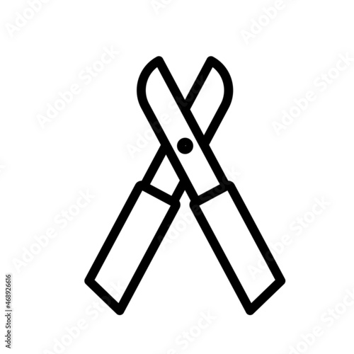  Prune Line Vector Icon Design