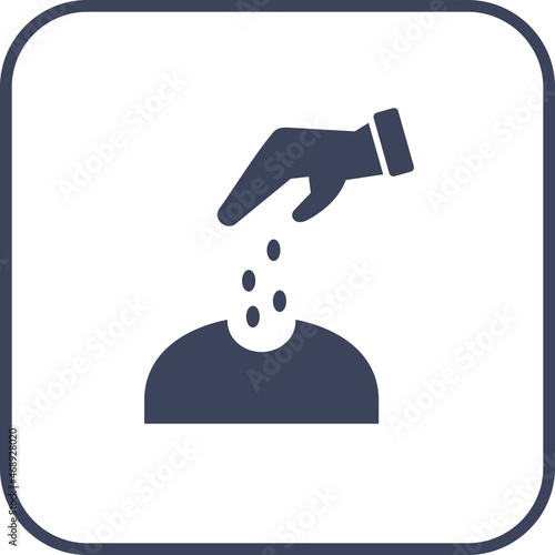 Sow Glyph Round Corner Vector Icon Design