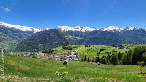 Landscape near Fendels in Austria