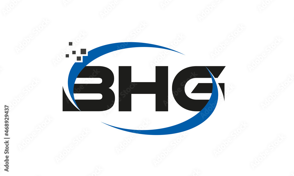 dots or points letter BHG technology logo designs concept vector Template Element dots or points letter BHG technology logo designs concept vector Template Element