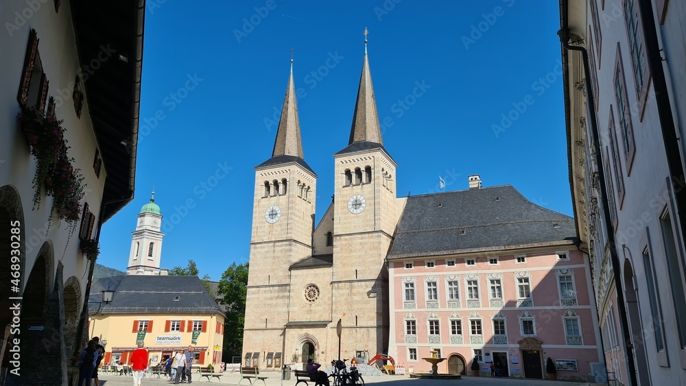 Naklejka premium Chruch in Berchtesgaden in Germany