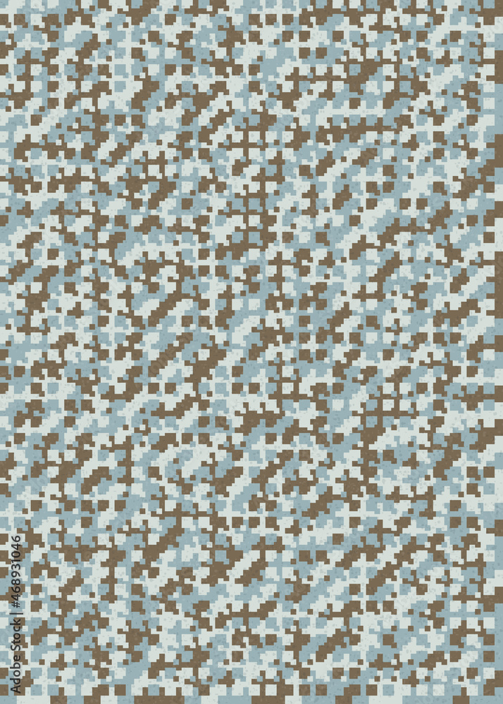 Fototapeta premium Abstract Geometric Pattern generative computational art illustration