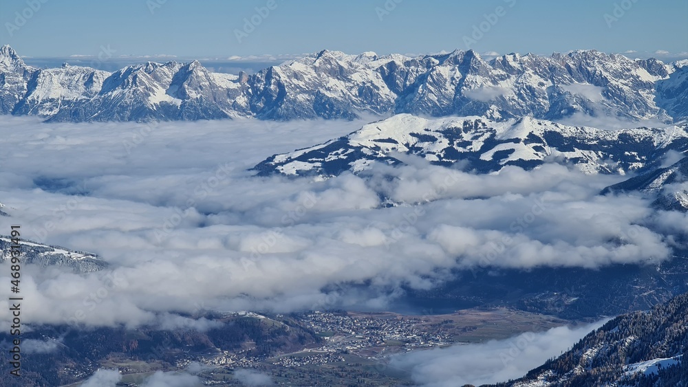 Fototapeta premium Mountains near Kaprun in Austria