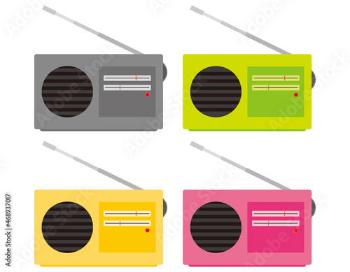 Radio. Icon. Vector illustration.