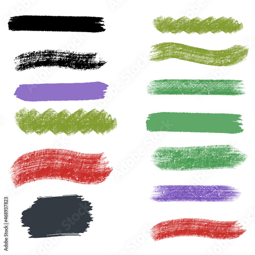Brush stroke ink line. Paint background. illustration, background. vector