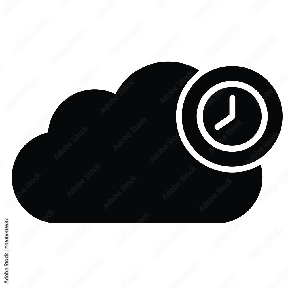 Cloud Clock Isolated Vector icon which can easily modify or edit
Cloud Clock Isolated Vector icon which can easily modify or edit