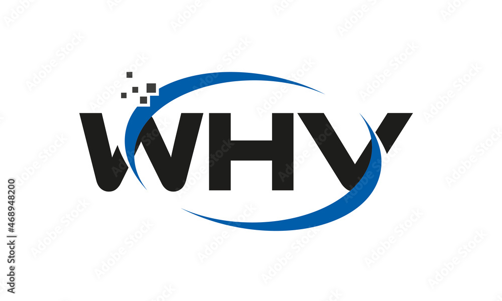dots or points letter WHV technology logo designs concept vector Template Element dots or points letter WHV technology logo designs concept vector Template Element
