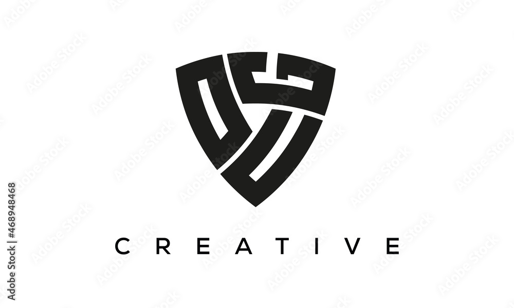 OUG letters logo, security Shield logo vector OUG letters logo, security Shield logo vector