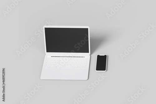 Laptop and Smartphone screen mockup