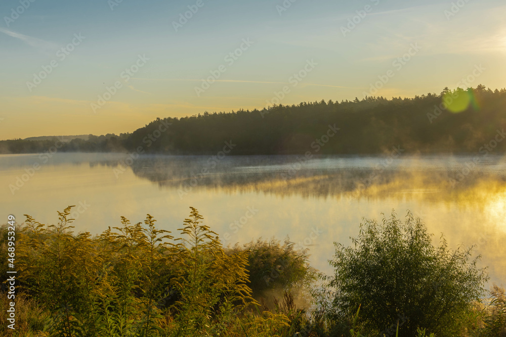 Fototapeta premium morning on the lake
