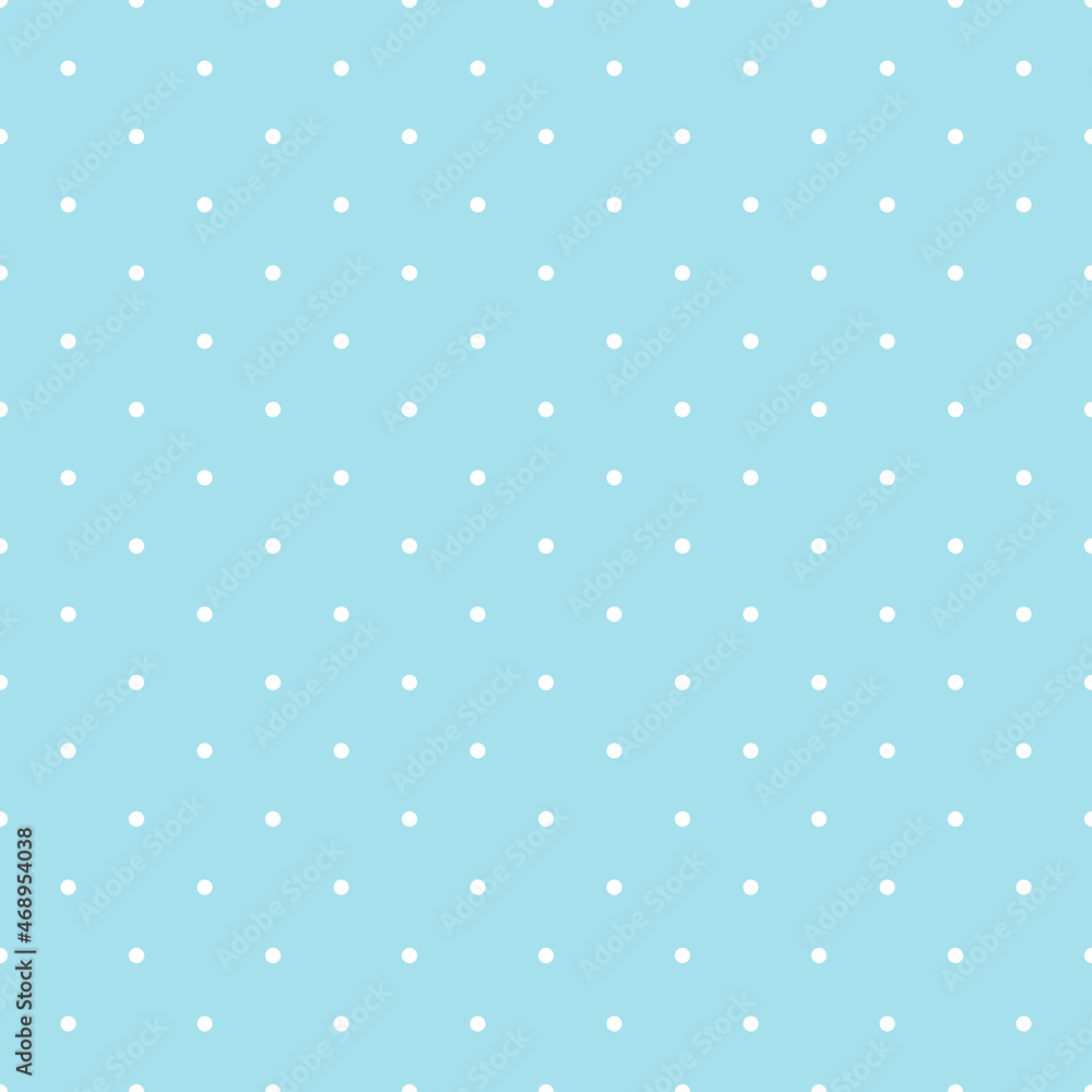  seamless pattern blue polka dots