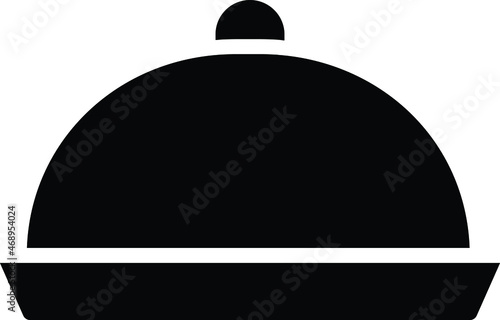 birthday party icon  cloche and food