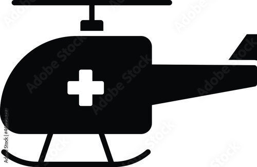 hospital and medical icon  helicopter and chopper