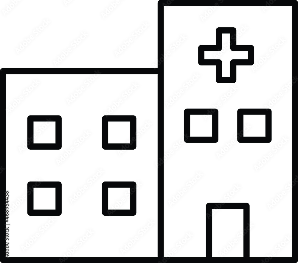 hospital and medical icon hospital and buildings hospital and medical icon hospital and buildings