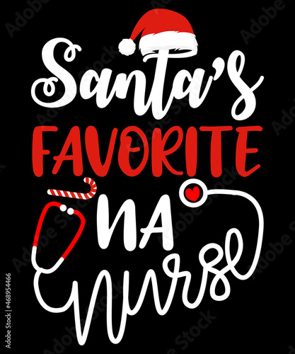 Santa s Favorite NA Nurse