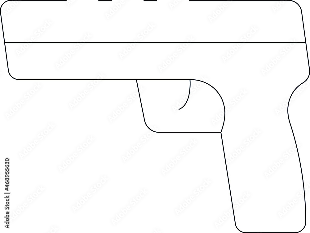 games icons pistol  and gun