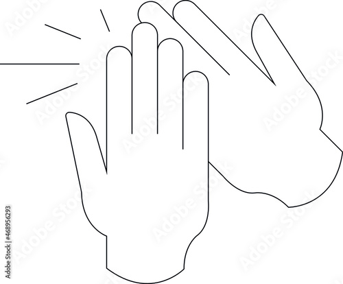 friendship icon clap  and applause
