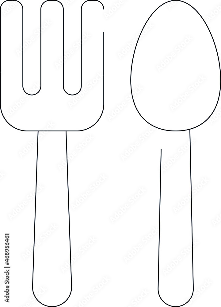 four seasons icon spoon and fork and utensils Stock Vector | Adobe Stock