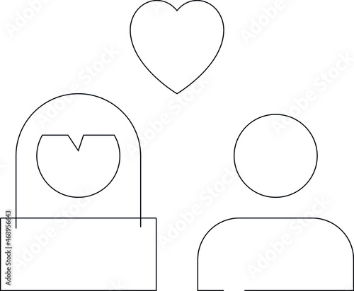 horoscope icon love  and zodiac