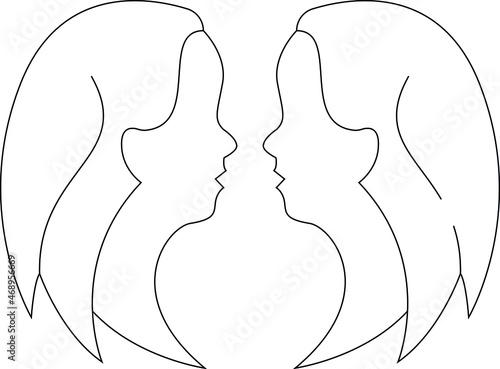 horoscope icon Gemini  and zodiac