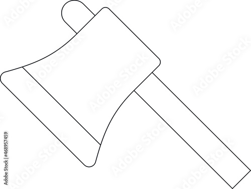 farming icon axe and carpentry