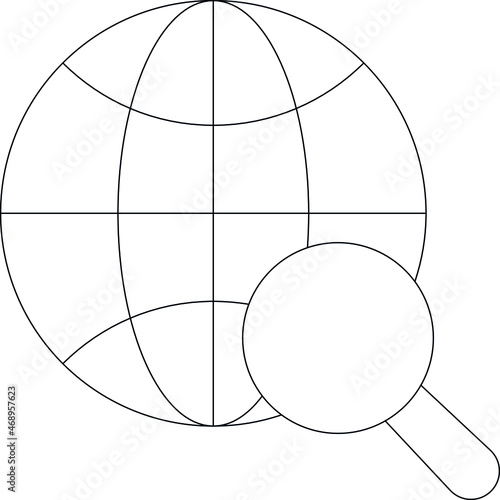 elearning icon searching and searching