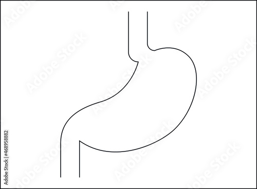 hospital icon stomach and organ