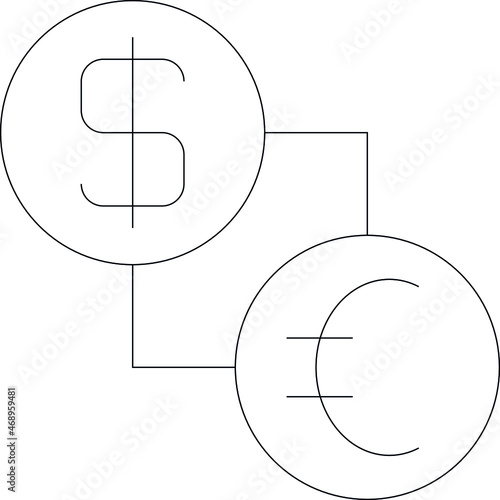 global market economics icon exchange and exchange