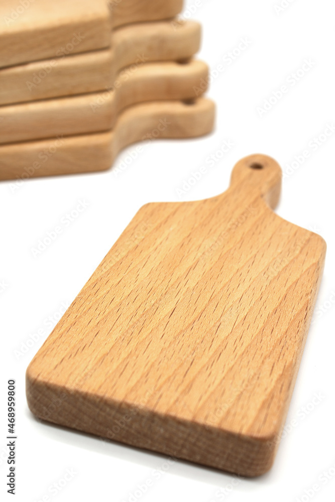 Fototapeta premium Isolated photos of cutting kitchen boards