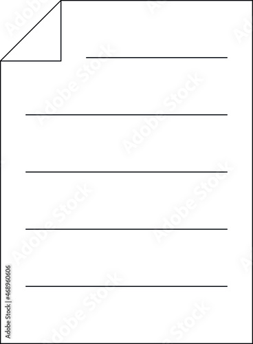 education icon document and paper