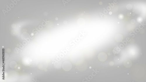 Abstract light grey bokeh background in galaxy swirl