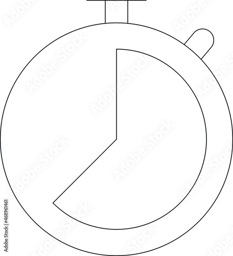 digital marketing icon timer and chronometer